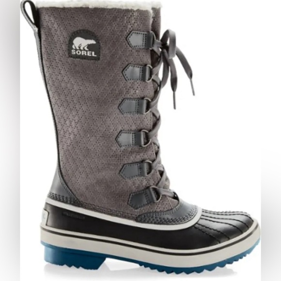 Sorel Tivoli High Winter Boots w/ Rare Blue Soles Women’s 8.5 - Picture 8 of 8